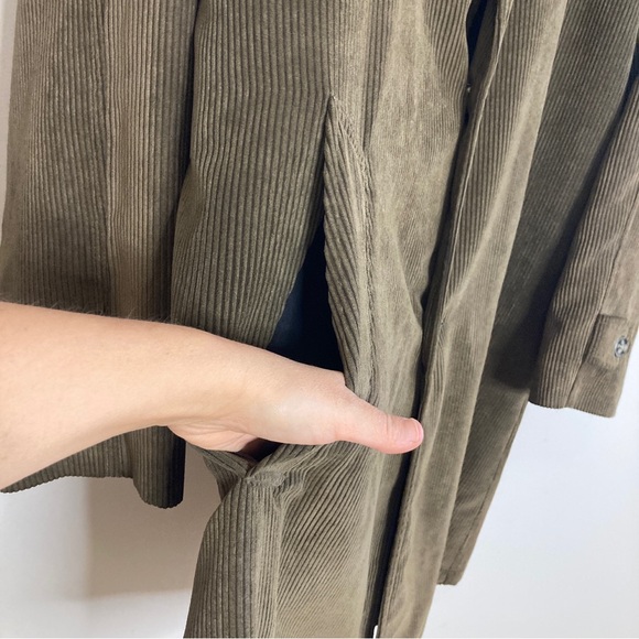 Vintage Corduroy Jacket Mens 40 Large XL Brown Wool Liner Made in Canada - Picture 6 of 14